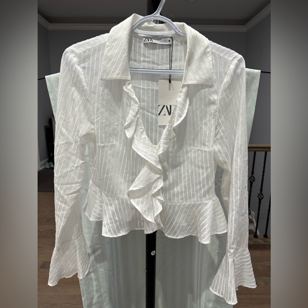 Zara see through top